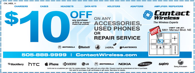 Contact Wireless 10% Off